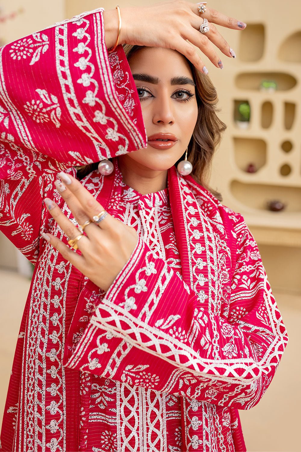 SAFWA - AMORA MASURI KHADDAR - ASK-03 - UNSTITCHED