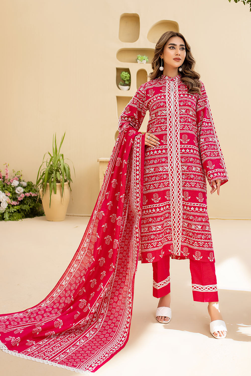 SAFWA - AMORA MASURI KHADDAR - ASK-03 - UNSTITCHED