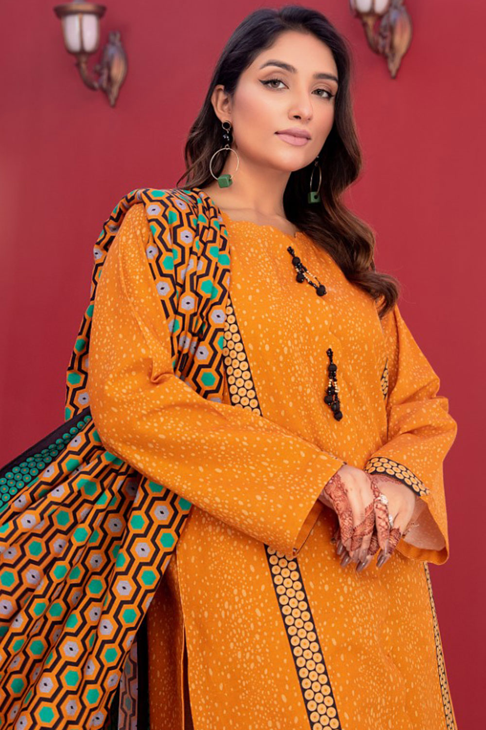 SAFWA GLORIA KHADDAR - SGL-14 - UNSTITCHED