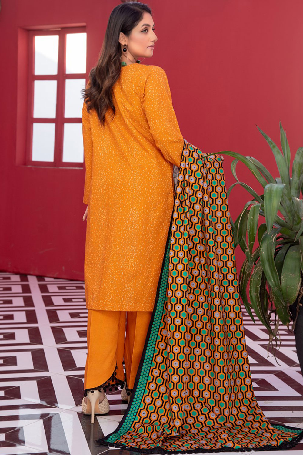 SAFWA GLORIA KHADDAR - SGL-14 - UNSTITCHED