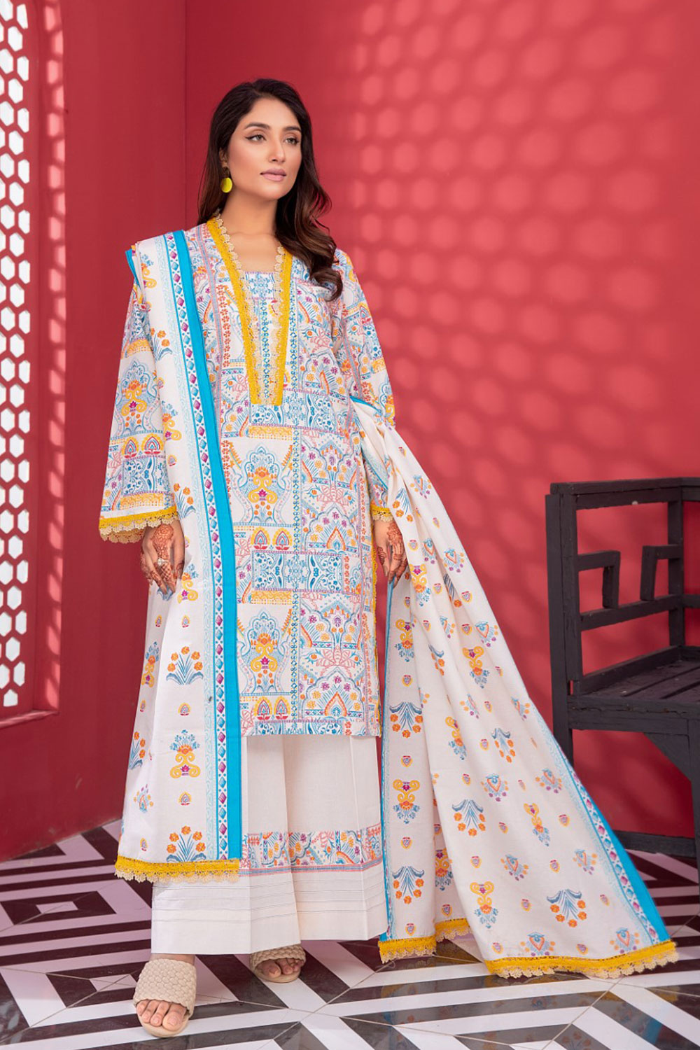 SAFWA GLORIA KHADDAR - SGL-15 - UNSTITCHED