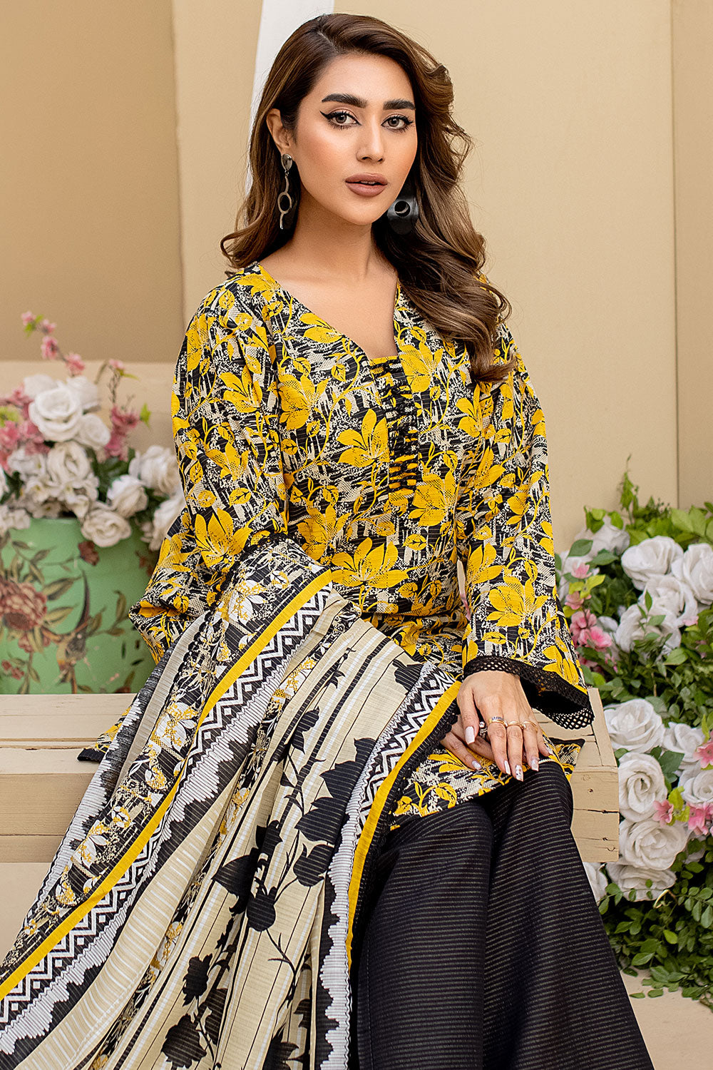 SAFWA - AMORA MASURI KHADDAR - ASK-06 - UNSTITCHED