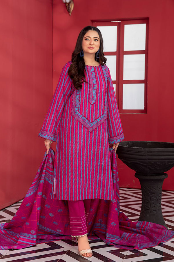 SAFWA GLORIA KHADDAR - SGL-08 - UNSTITCHED