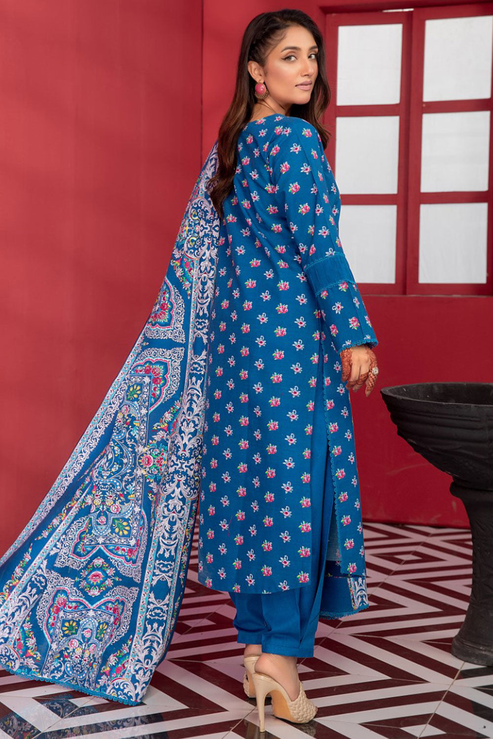 SAFWA GLORIA KHADDAR - SGL-18  - UNSTITCHED