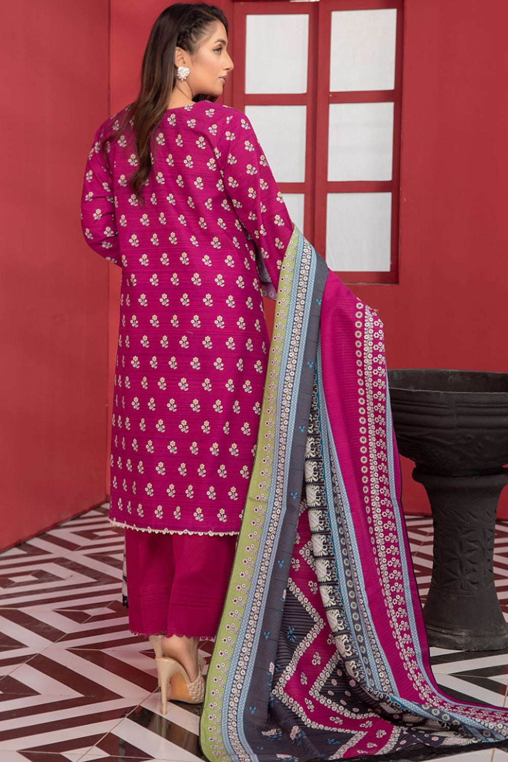 SAFWA GLORIA KHADDAR - SGL-19  - UNSTITCHED