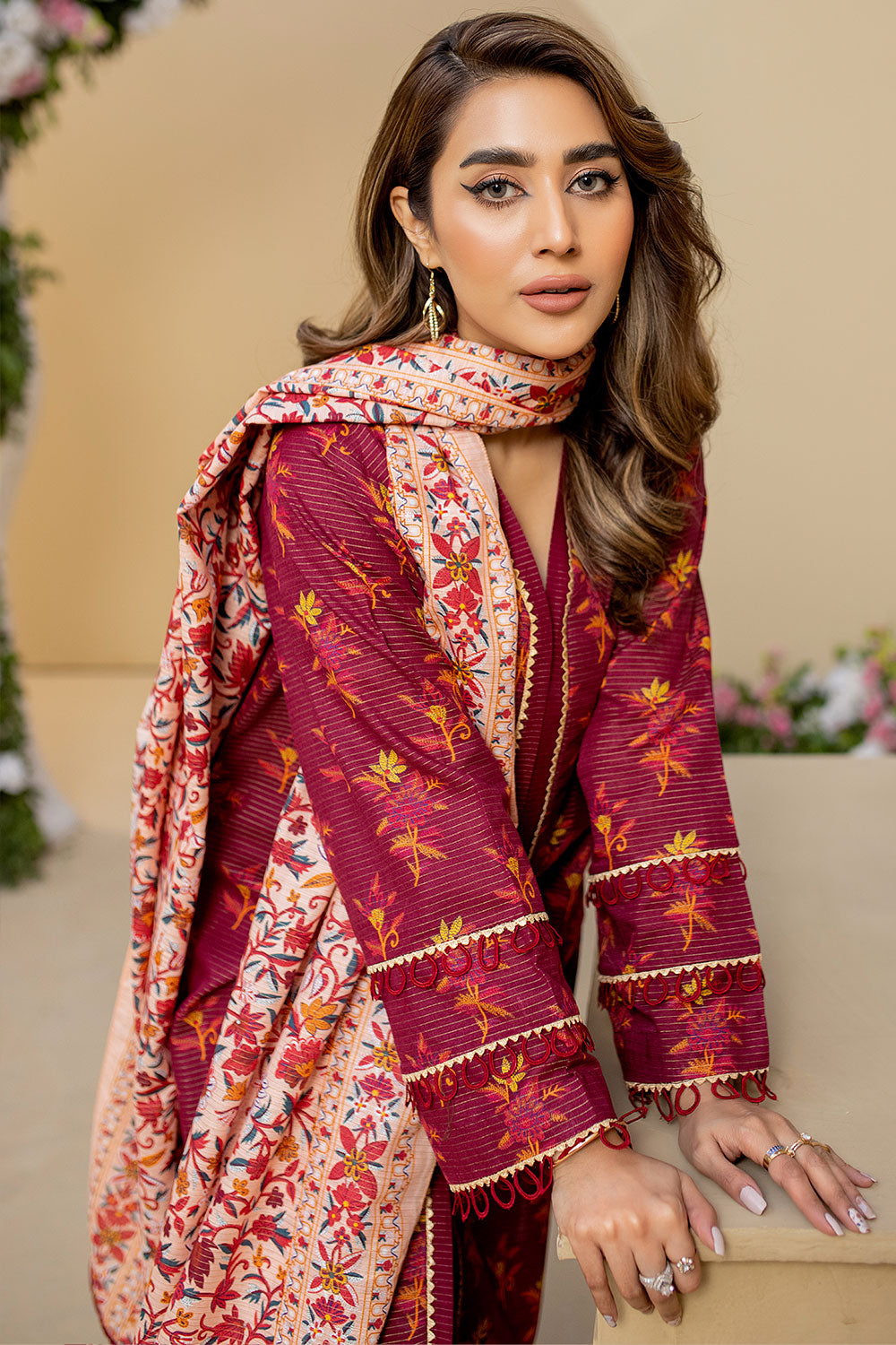 SAFWA - AMORA MASURI KHADDAR - ASK-09 - UNSTITCHED