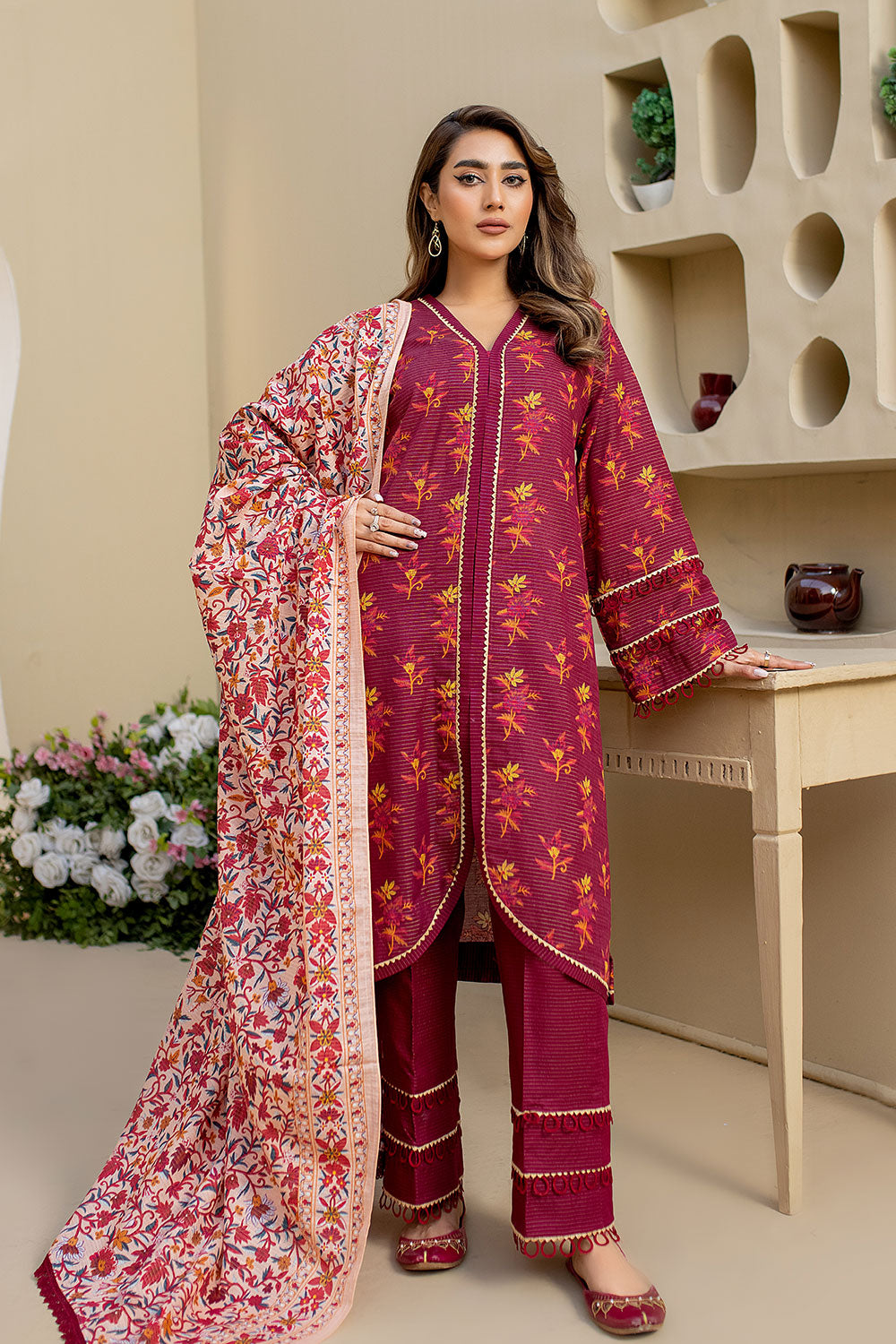 SAFWA - AMORA MASURI KHADDAR - ASK-09 - UNSTITCHED