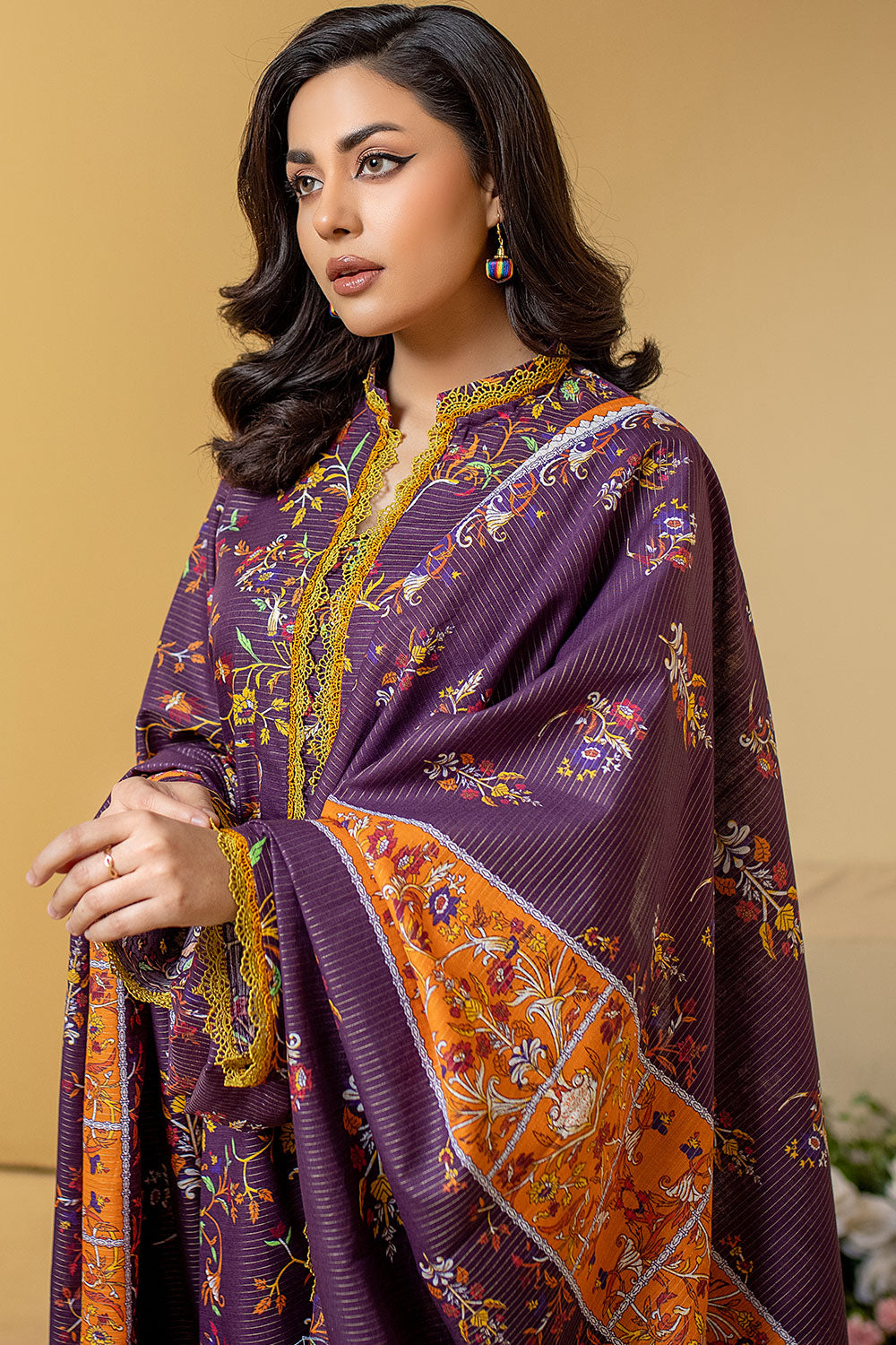 SAFWA - AMORA MASURI KHADDAR - ASK-10  - UNSTITCHED