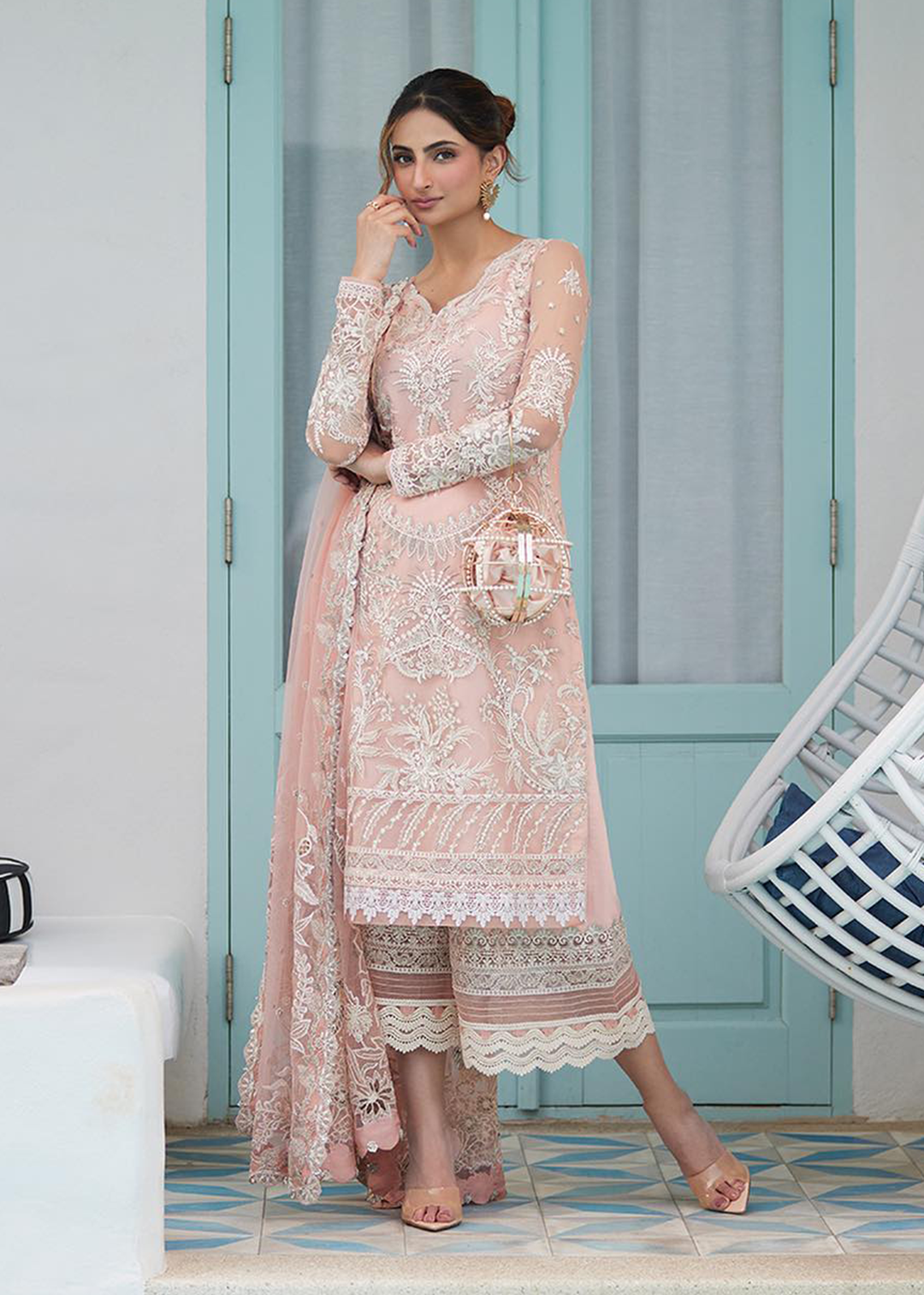 FAIZA SAQLAIN - LILIANA LAWN '24 - VALETTA - UNSTITCHED