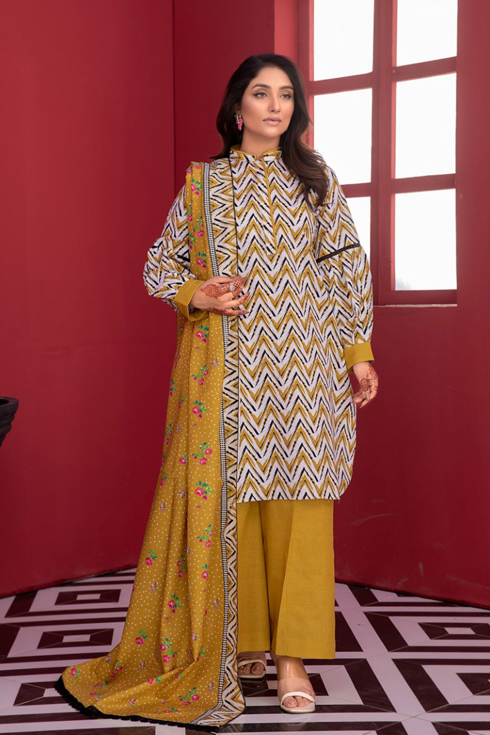 SAFWA GLORIA KHADDAR - SGL-11 - UNSTITCHED