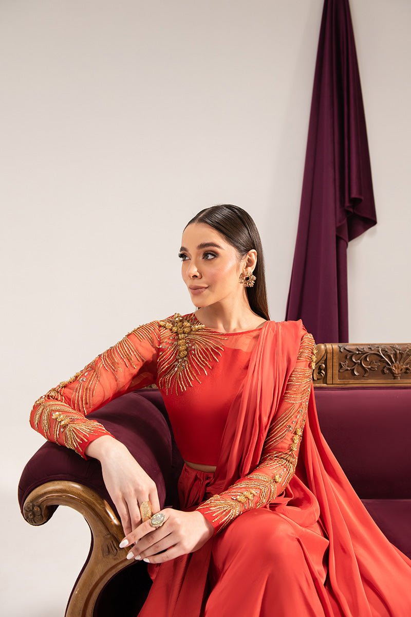 MARIA OSAMA KHAN - TIFFAY VOL-I - CARNELIAN - FORMAL