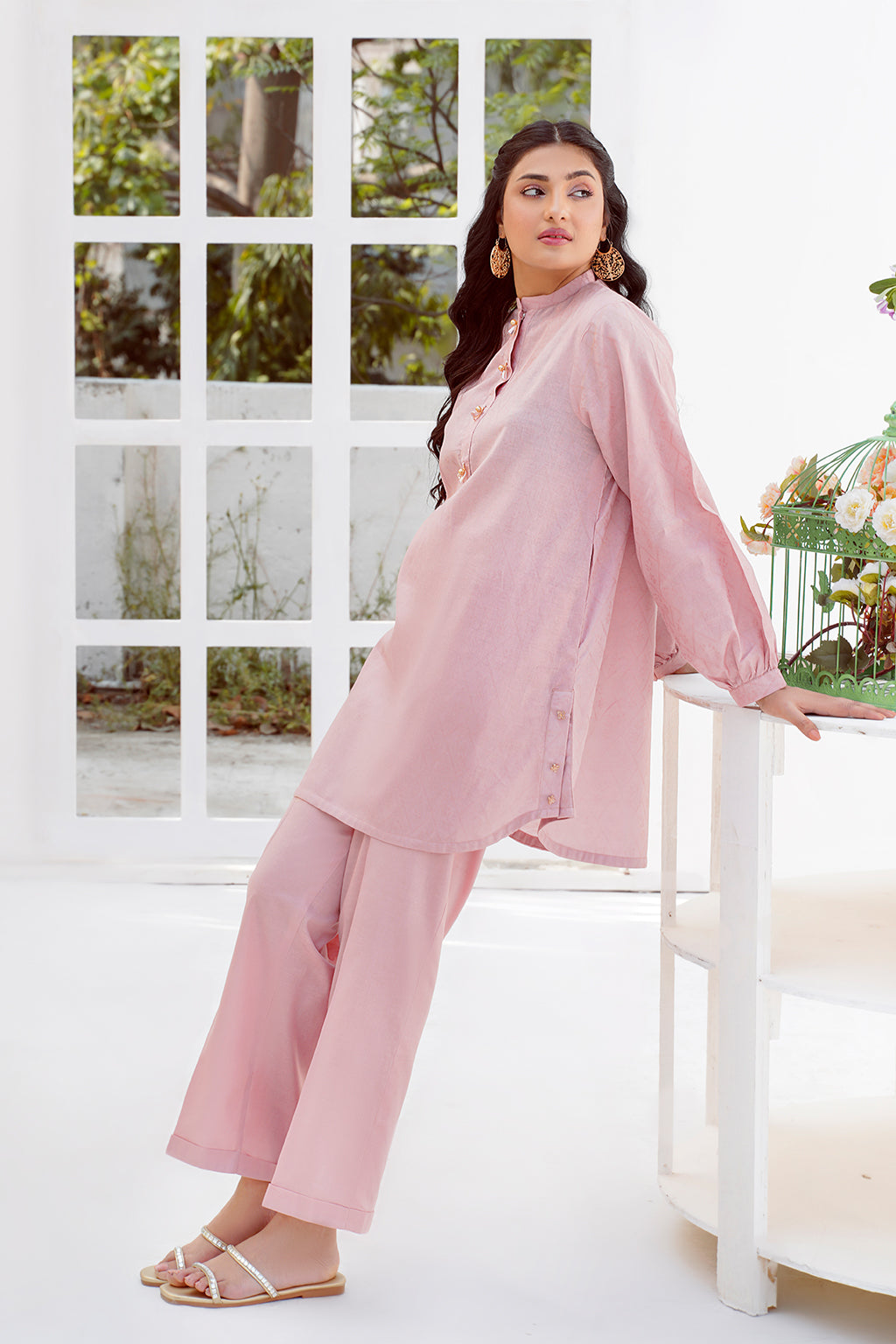 NEESHAY - DAILY WEAR - PEACH CO-ORD - PRET