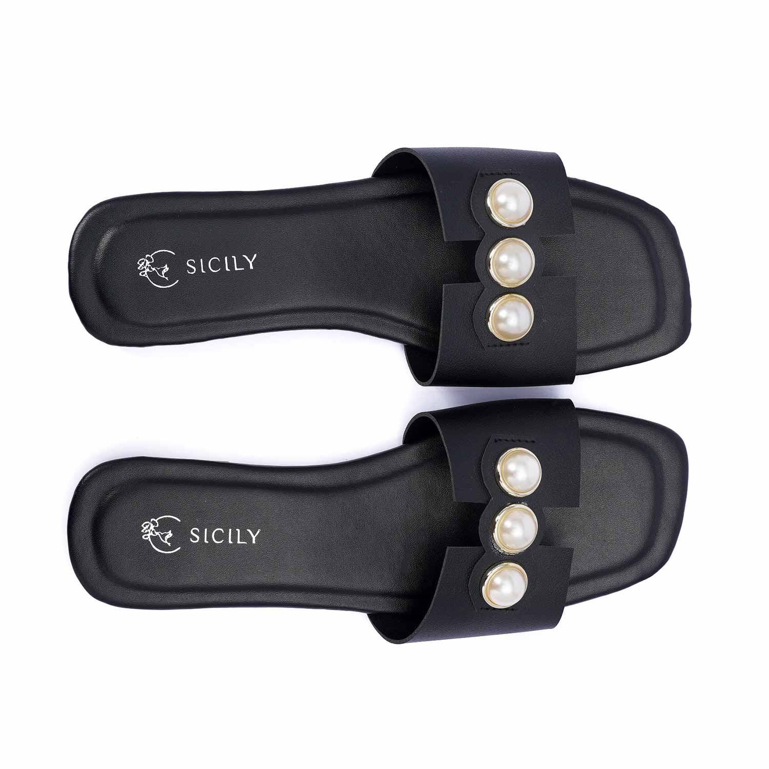 SICILY - NOVA (BLACK) - SLIDES