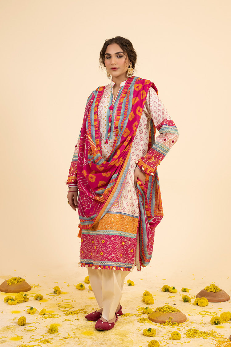 3-PC -  DIGITAL PRINTED LAWN SUIT - UNSTITCHED