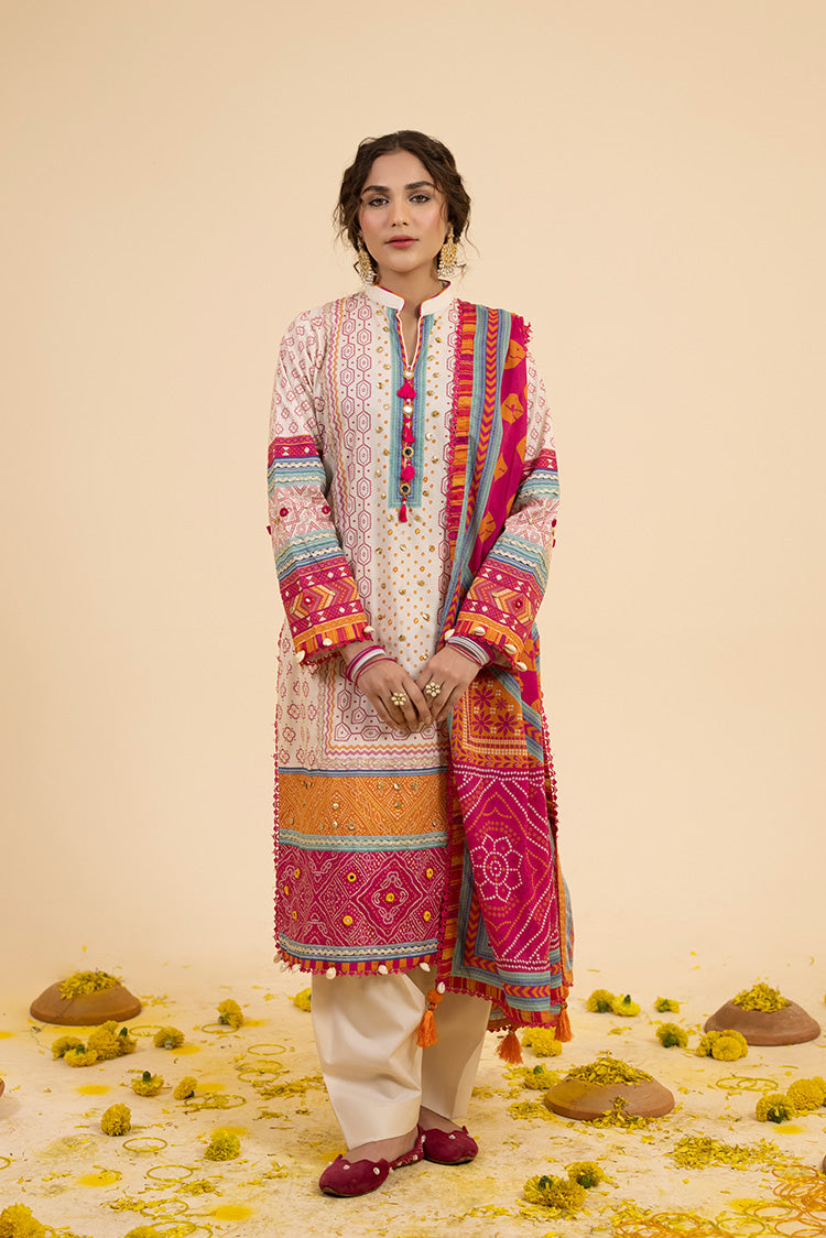 3-PC -  DIGITAL PRINTED LAWN SUIT - UNSTITCHED