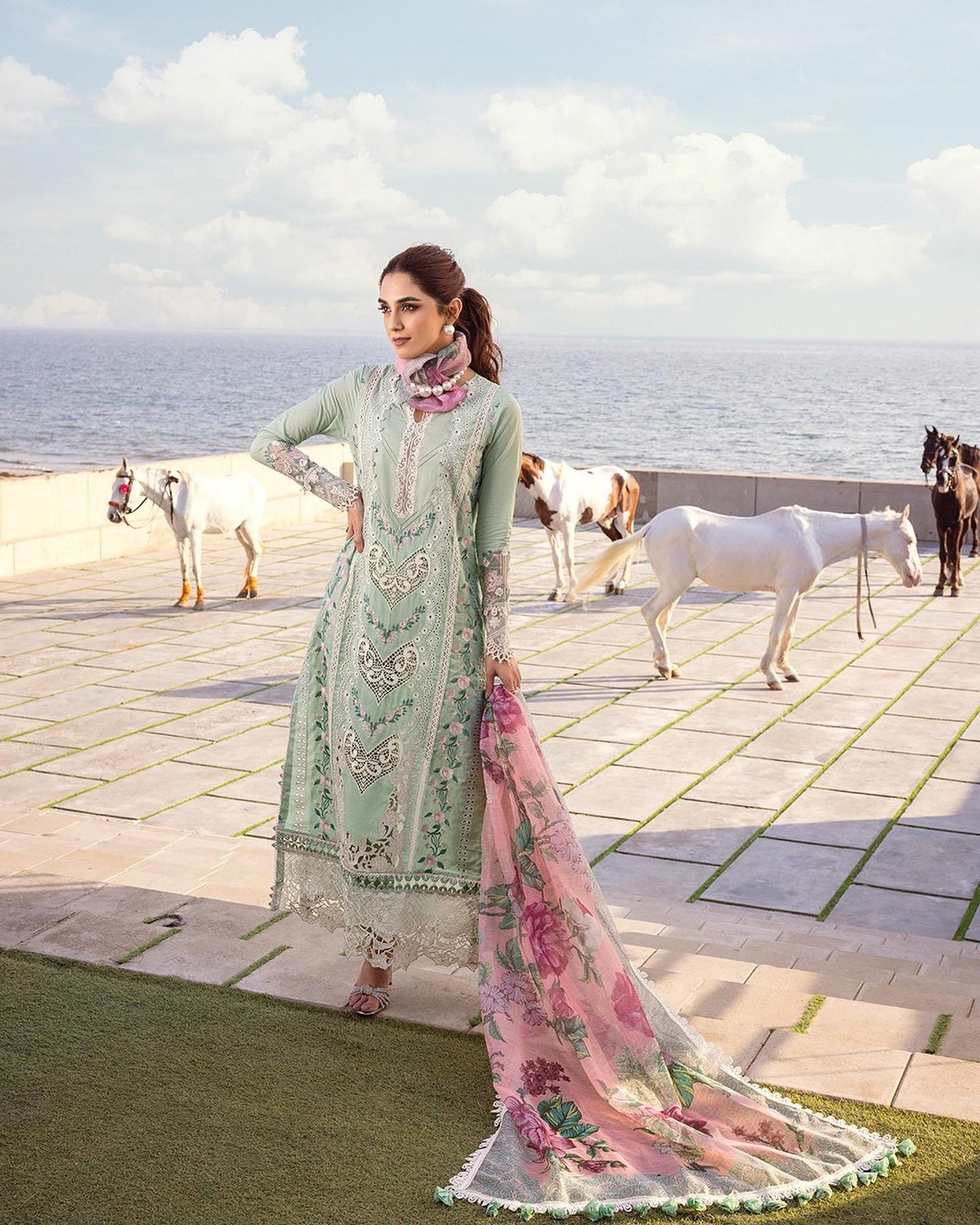 Saira Rizwan - LUXURY LAWN '24 - KESHI - UNSTITCHED