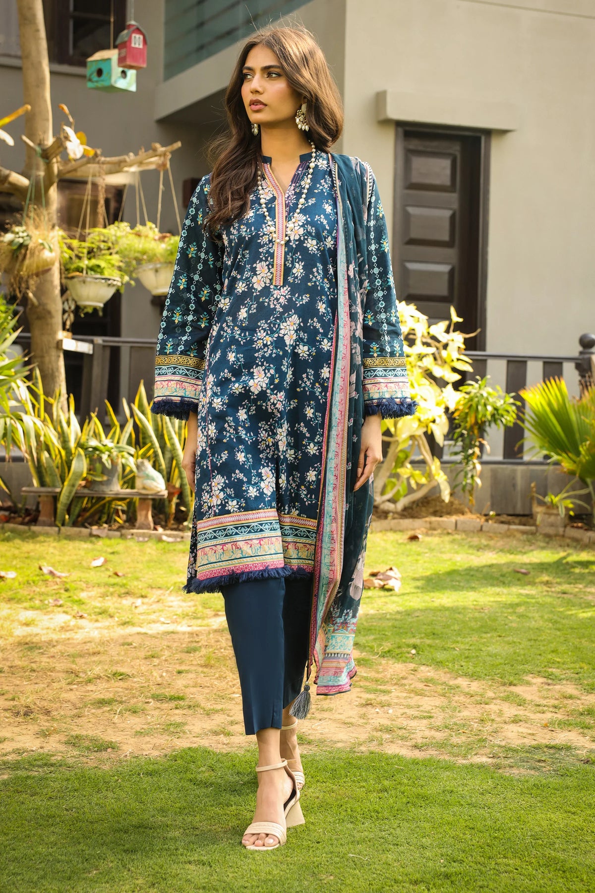 KOMAL PRINTS - LG-IZ-0088-B - UNSTITCHED