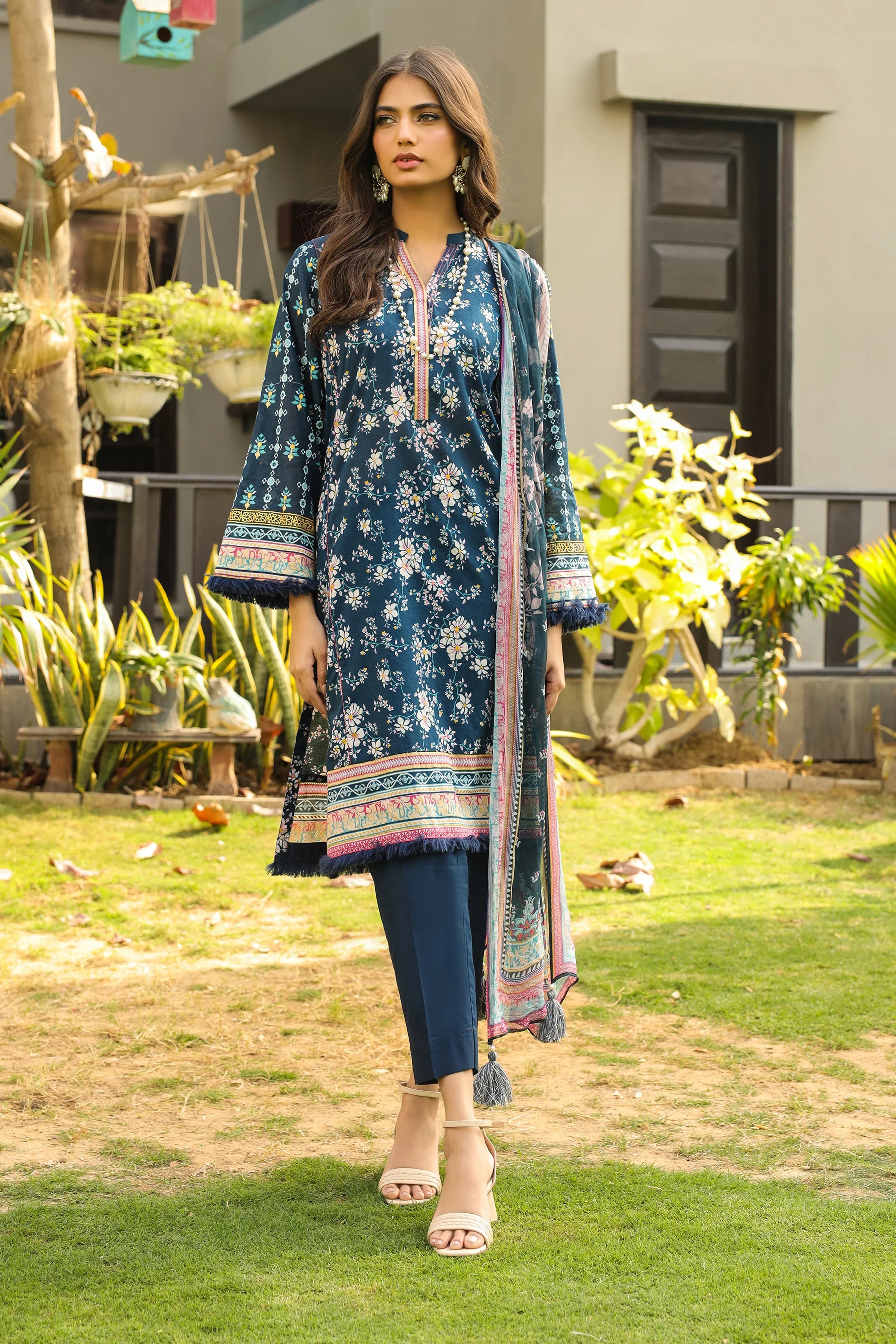 KOMAL PRINTS - LG-IZ-0088-B - UNSTITCHED