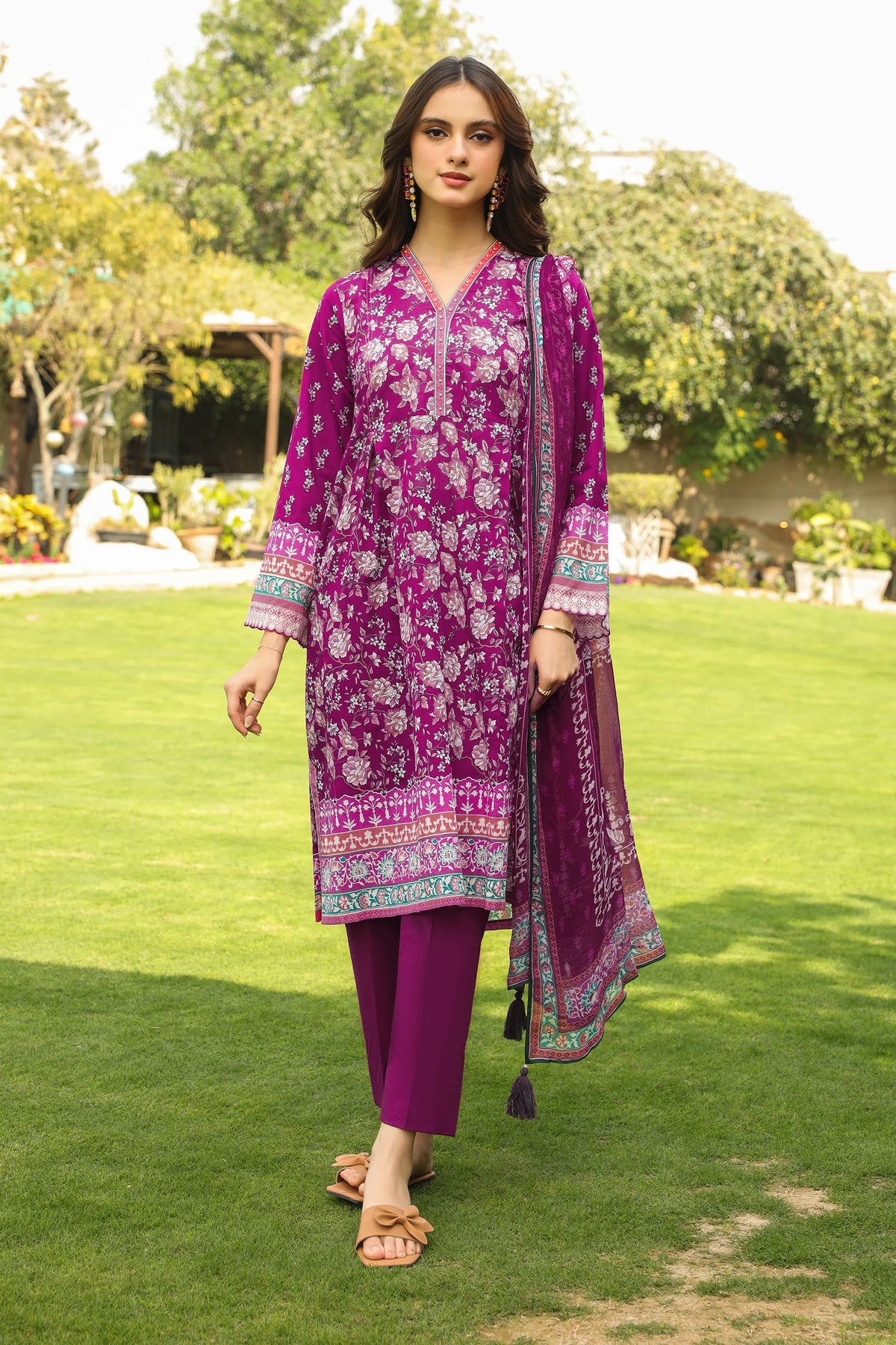 KOMAL PRINTS - LG-IZ-0147-B - UNSTITCHED