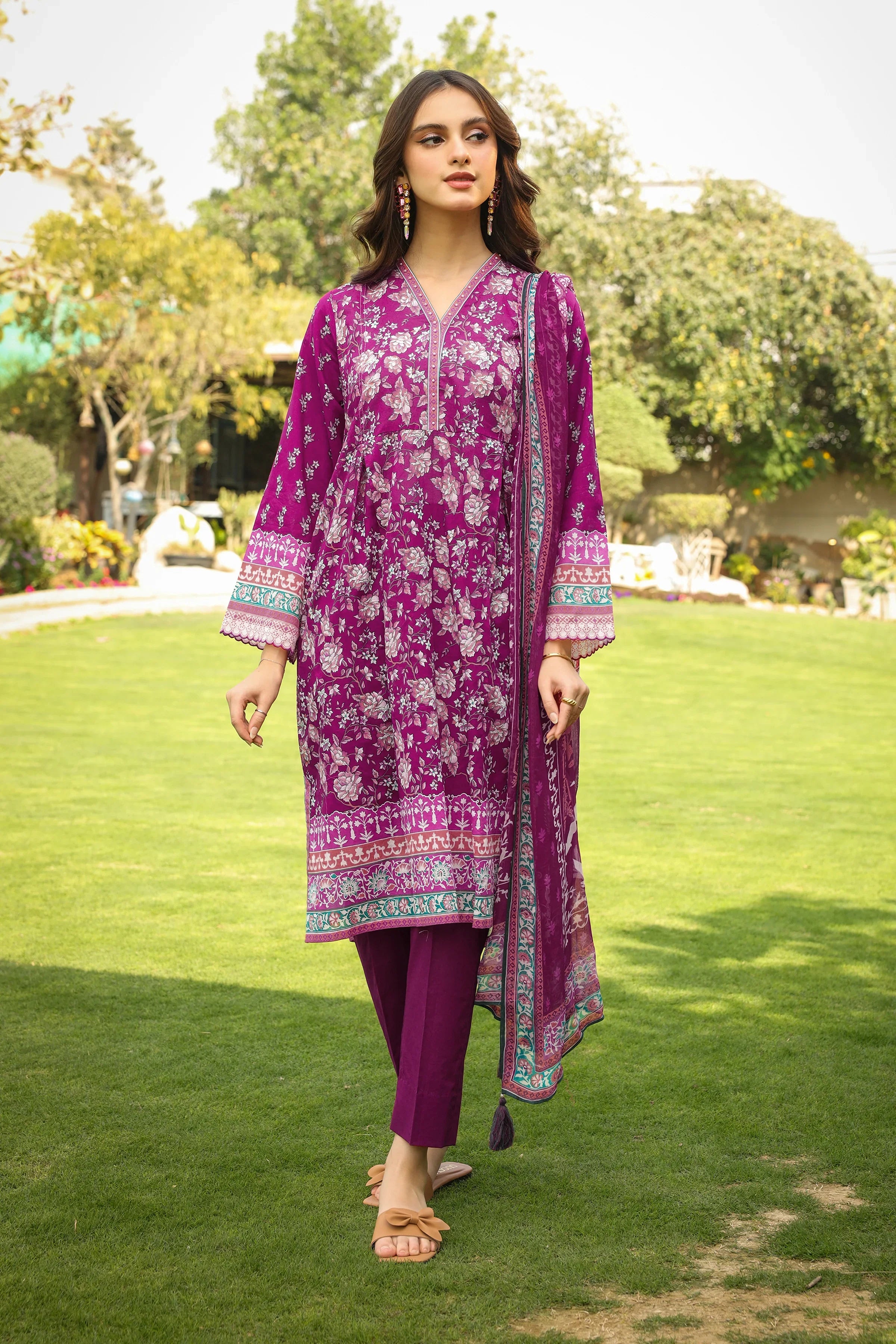 KOMAL PRINTS - LG-IZ-0147-B - UNSTITCHED