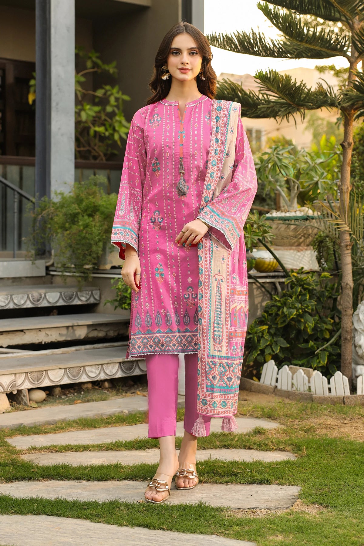 KOMAL PRINTS - LG-MM-0011-B - UNSTITCHED