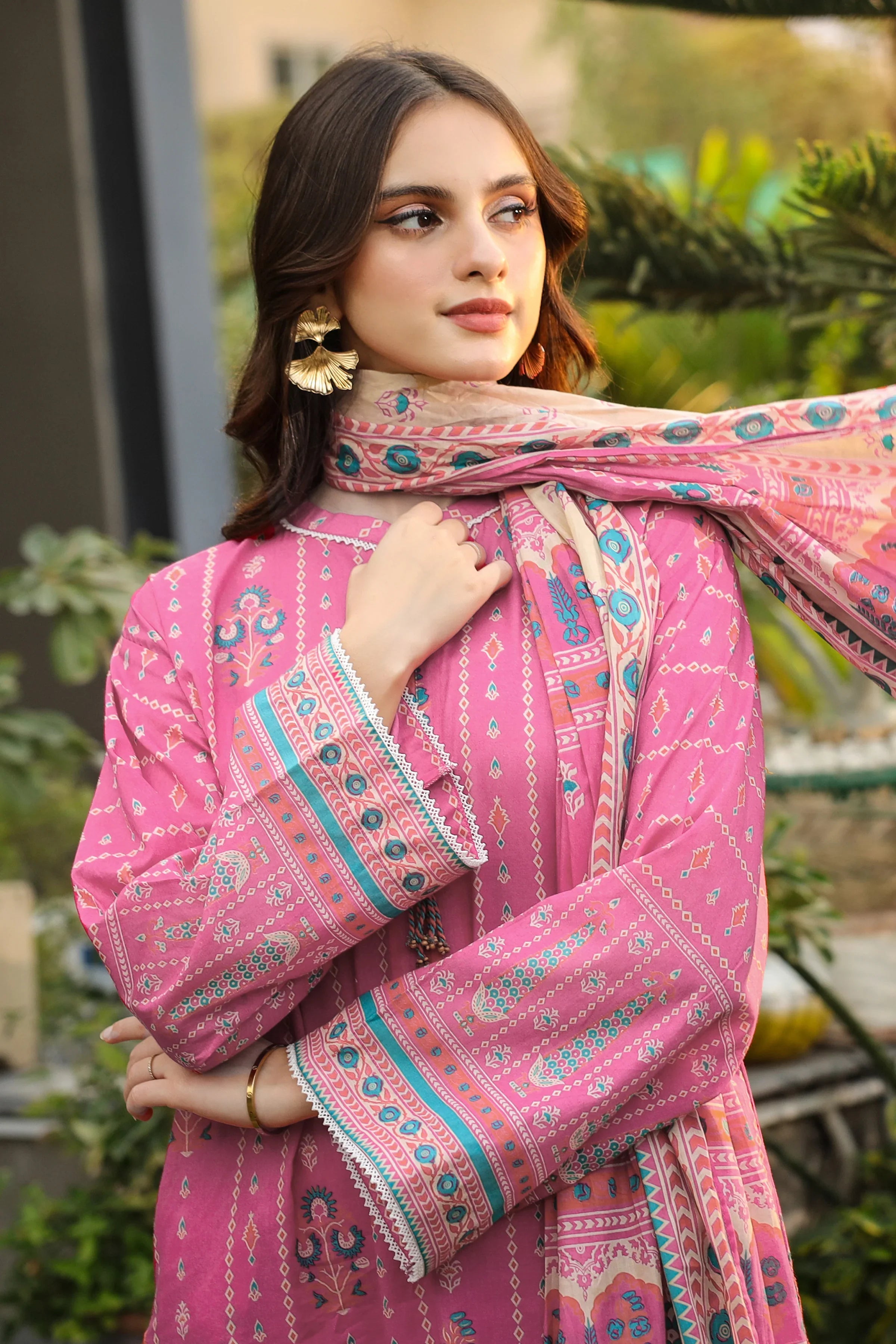 KOMAL PRINTS - LG-MM-0011-B - UNSTITCHED