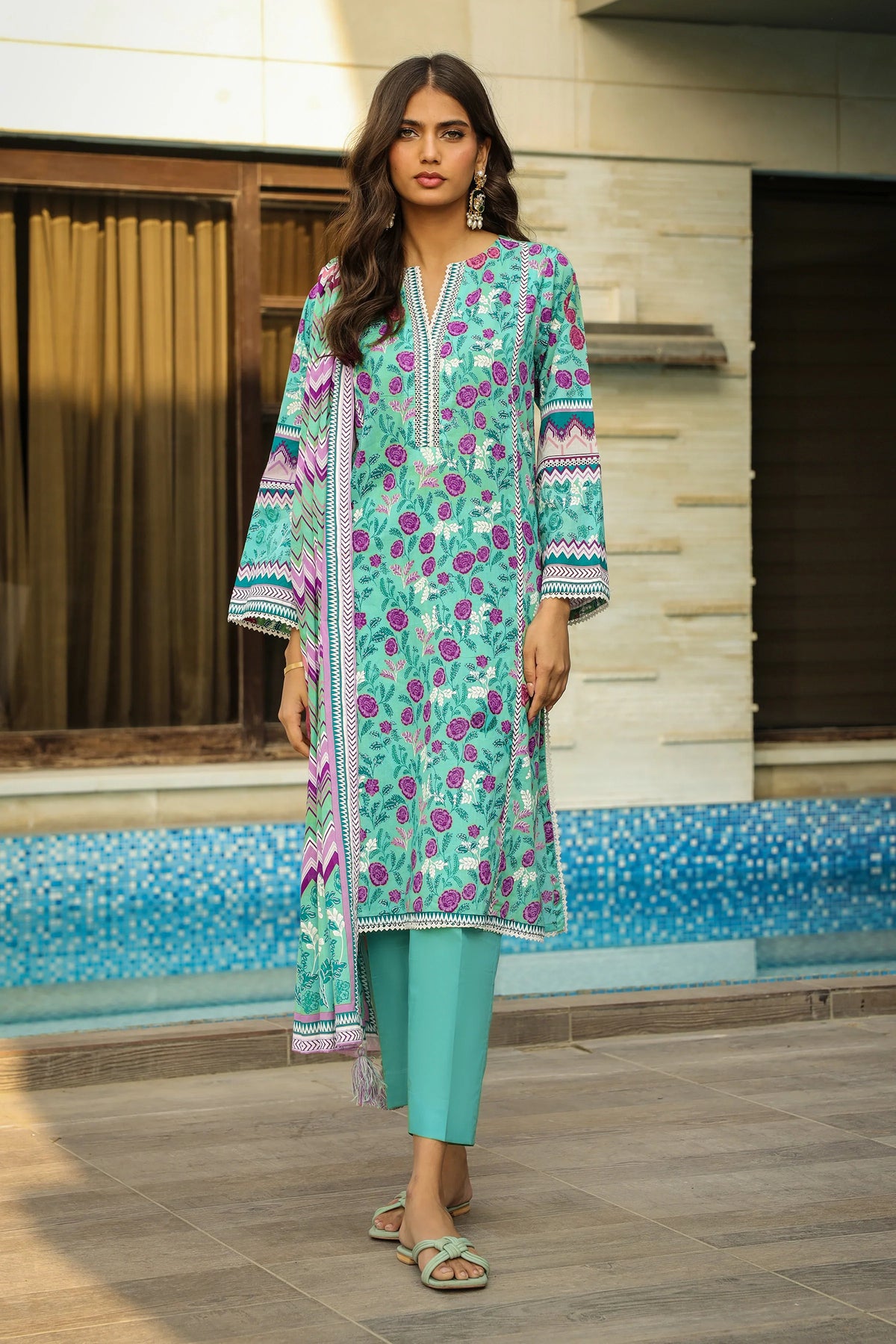 KOMAL PRINTS - LG-MM-0013-A - UNSTITCHED