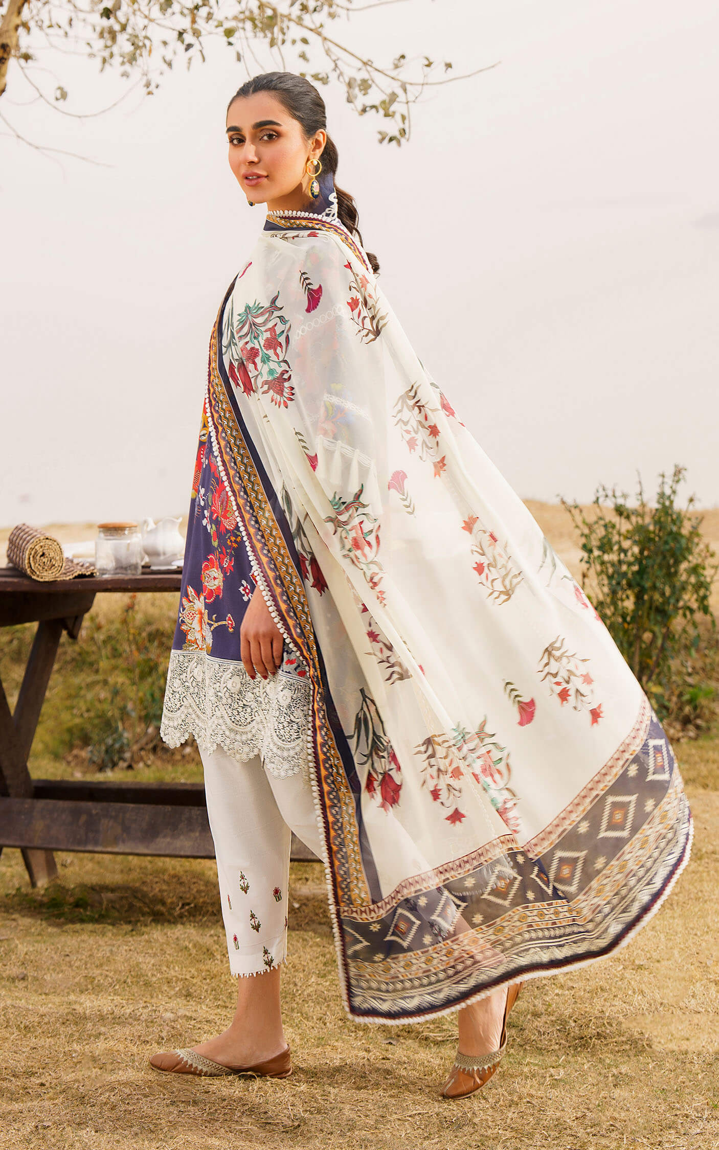 MERAKI LAWN '24 VOL-1 - ALORA-U141M003 - UNSTITCHED