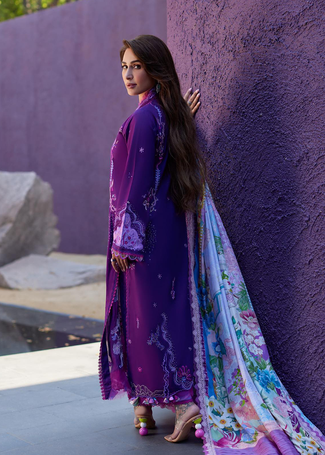 SUAY LAWN '24 - YURI PURPLE - UNSTITCHED