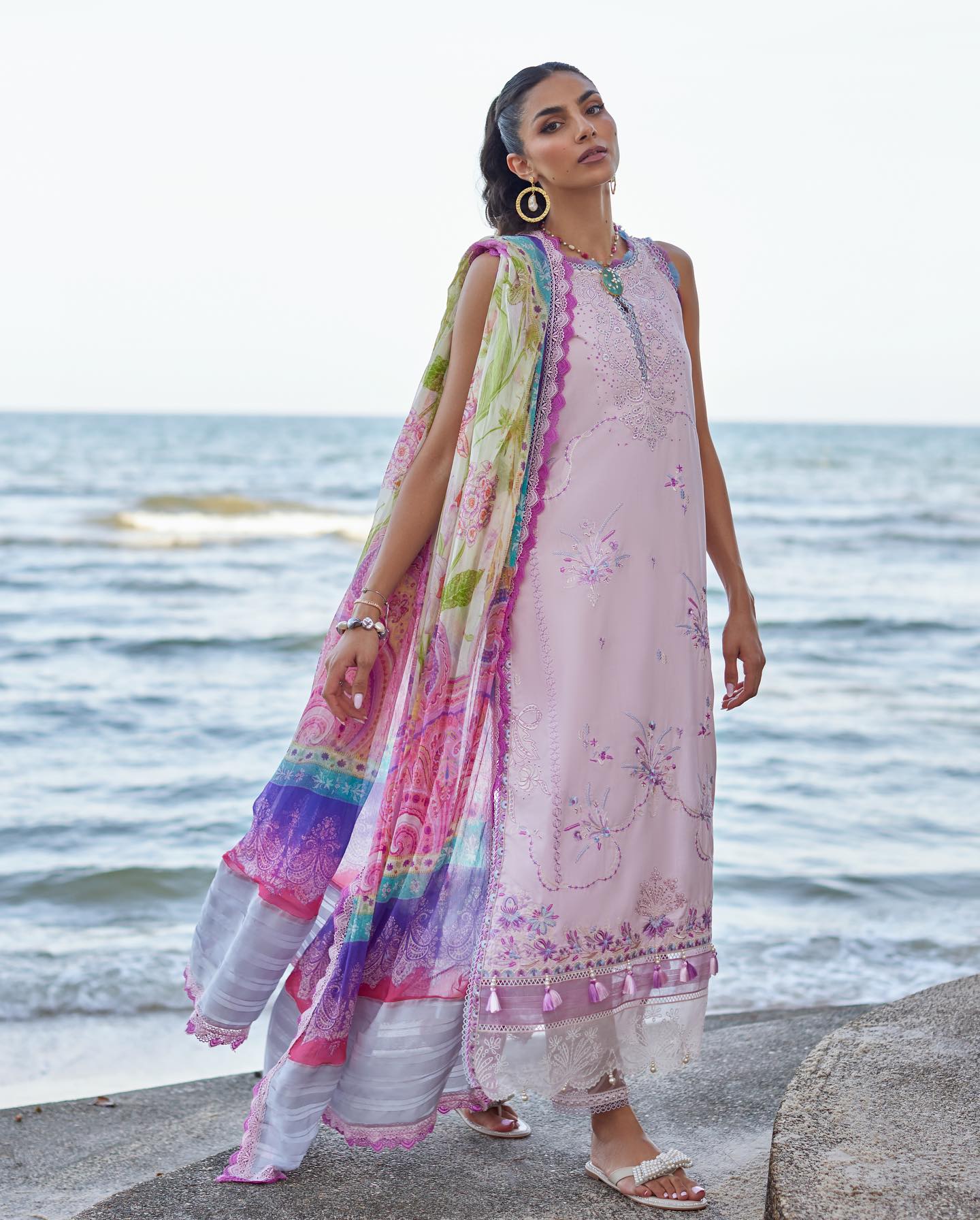 SUAY LAWN '24 - IZUMI PINK - UNSTITCHED