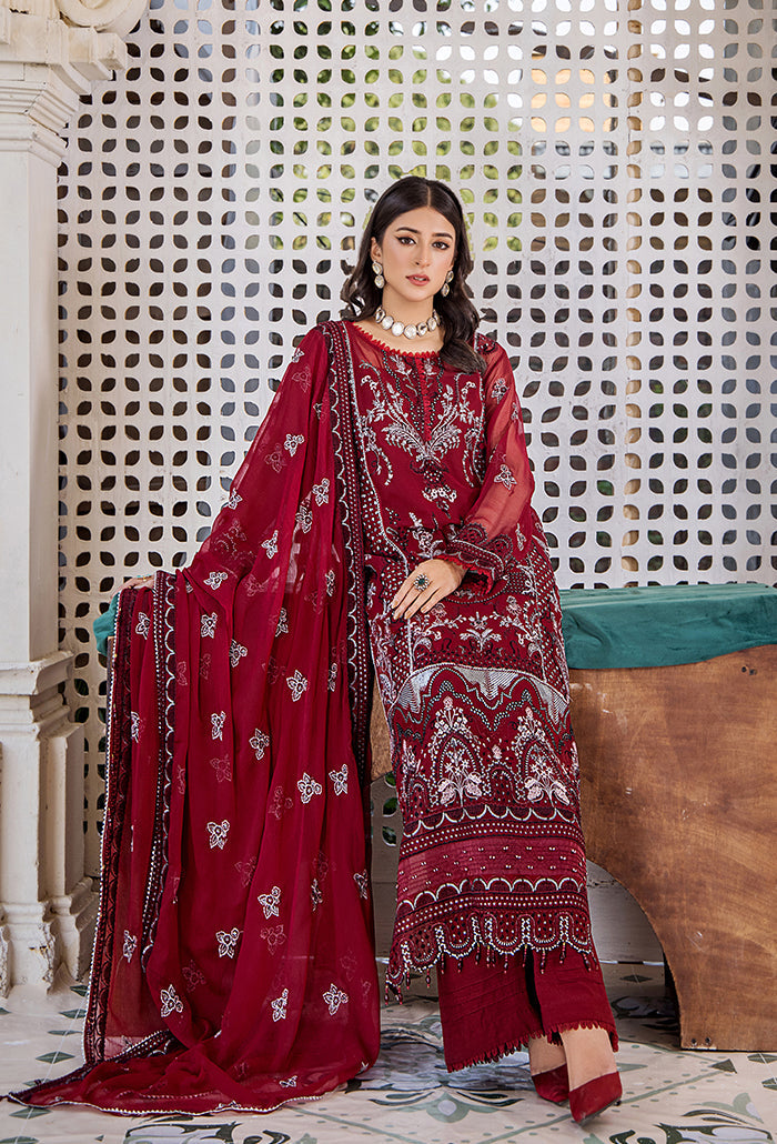 HUMDUM - PAREESHA EMBROIDERY TILLA WORK - PS-03 - UNSTITCHED