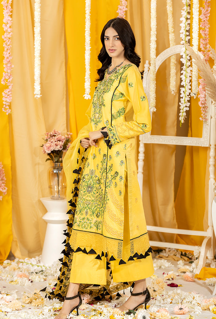 HUMDUM - GHAZAL EMBROIDERY LAWN - GZ-06 - UNSTITCHED