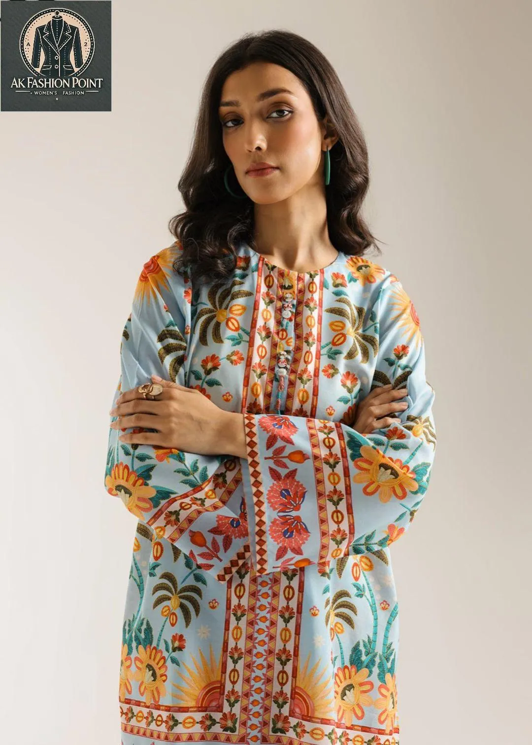 2 Pc Swiss Lawn Digital Print Set