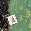Green Embroidered 3 Pcs Unstitched Suit