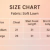 Lawn Digital Print Shirt - Black