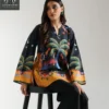 Lawn Digital Print Shirt - Black