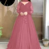Pink Chiffon Maxi Set 3Pcs