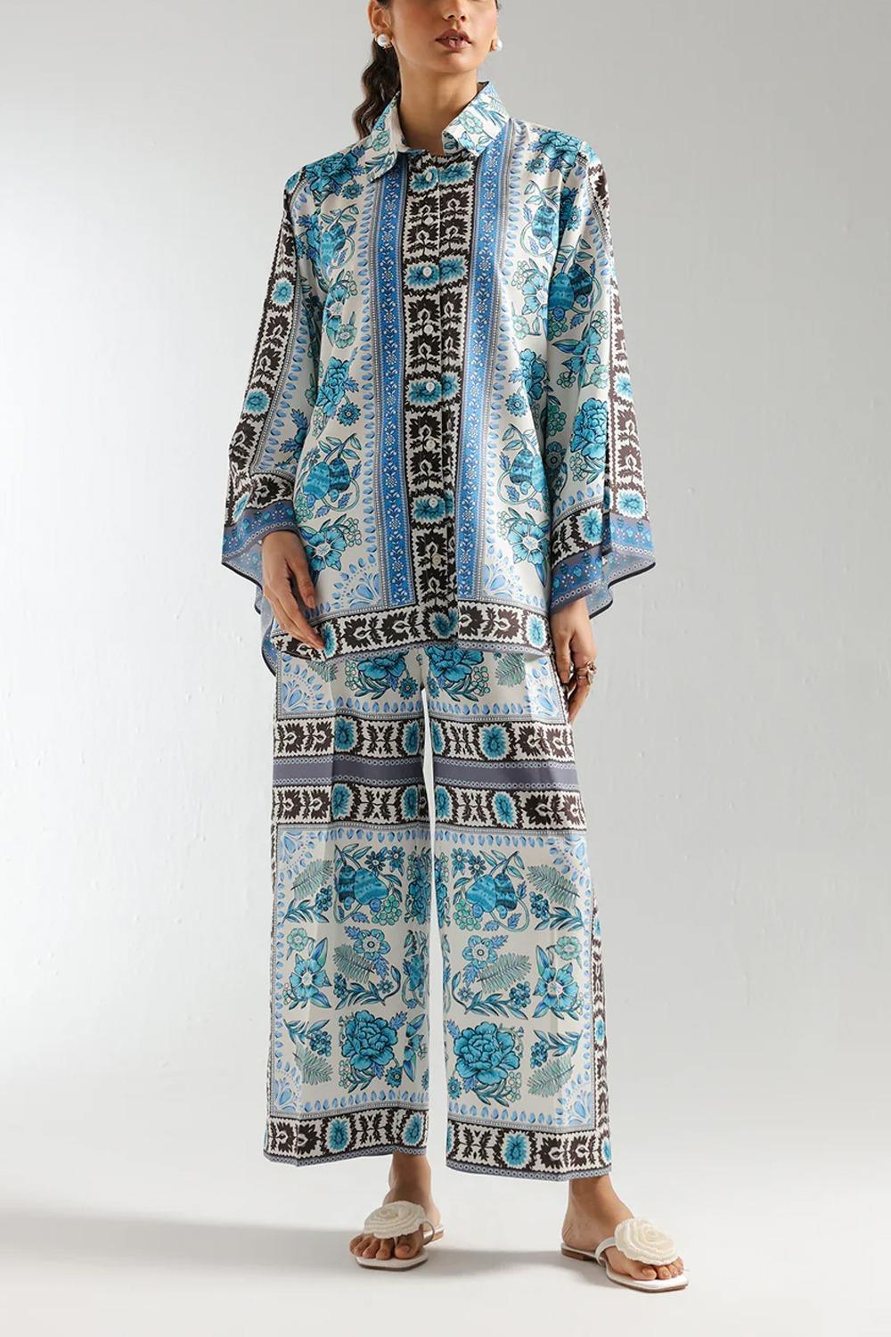 Stylish 2Pc Shirt Trouser Set Pakistan