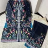 Swiss Lawn 2PC Printed Suit Black