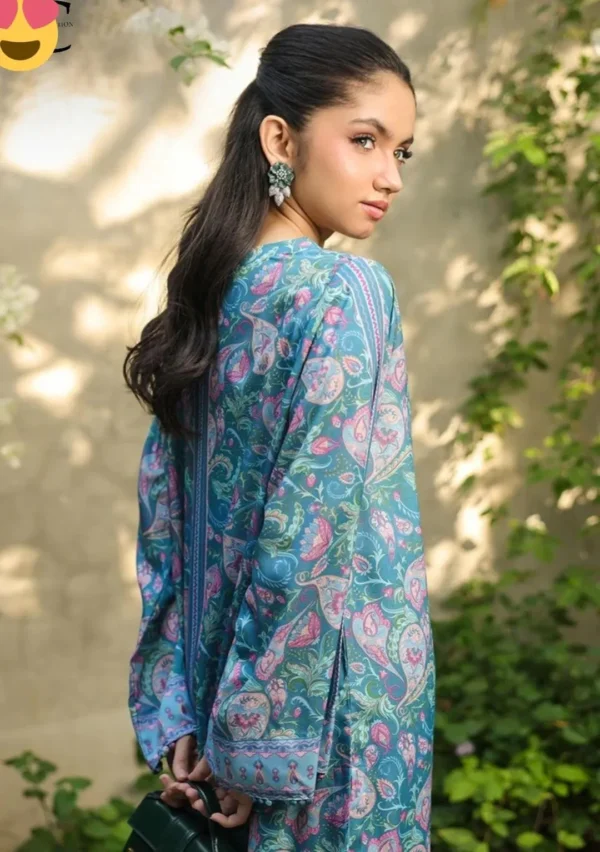 Swiss Lawn Printed Shirt Trouser Set Swiss Lawn Printed Shirt Trouser Set