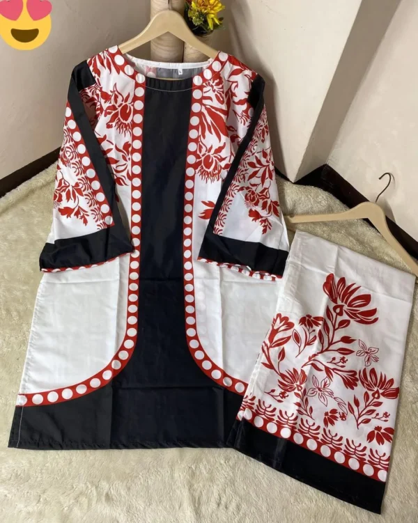 Women's Digital Print Lawn Suit 2Pc Women's Digital Print Lawn Suit 2Pc