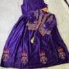Women's Silk Maxi Jacket Set