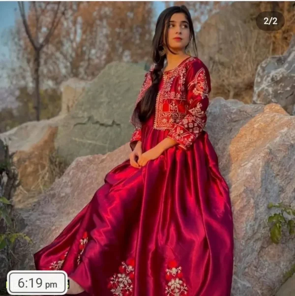 Women's Silk Maxi Jacket Set Women's Silk Maxi Jacket Set