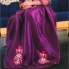 Women's Silk Maxi Jacket Set